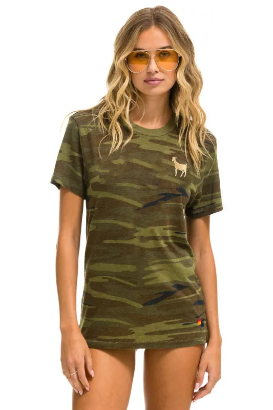 PLAYERS CLUB 2025 UNISEX CREW TEE - CAMO sold by Aviator Nation