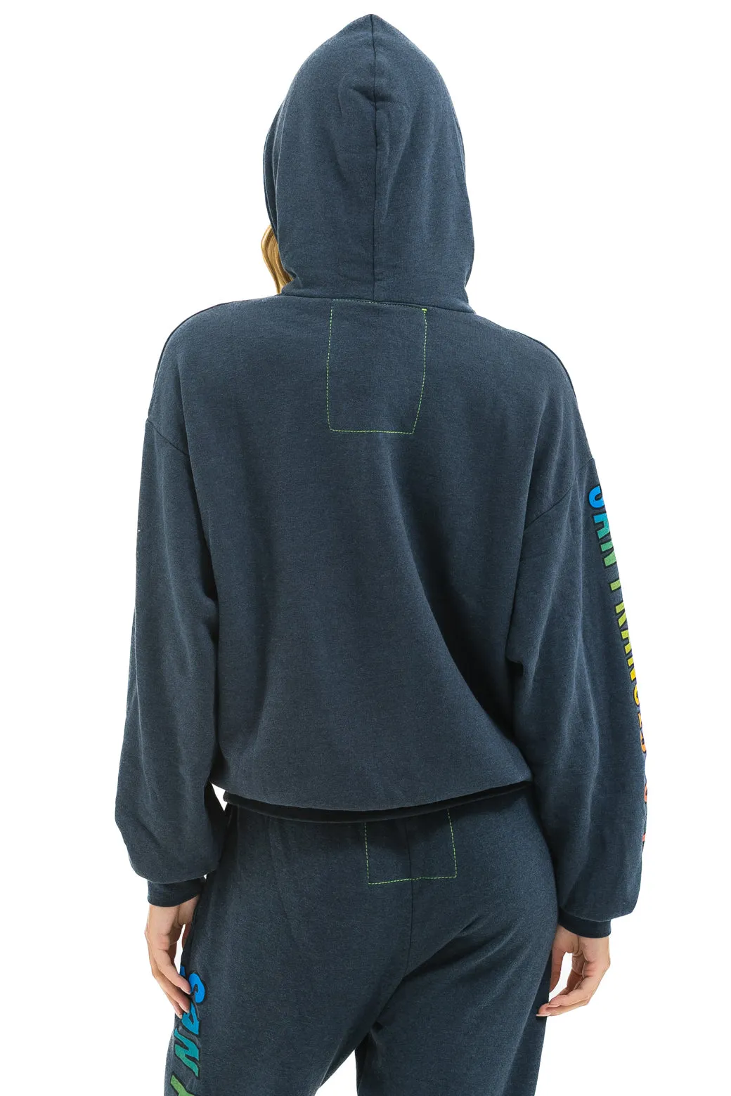 OUTSIDE LANDS 2025 RELAXED PULLOVER HOODIE - CHARCOAL sold by Aviator Nation product image thumbnail 5