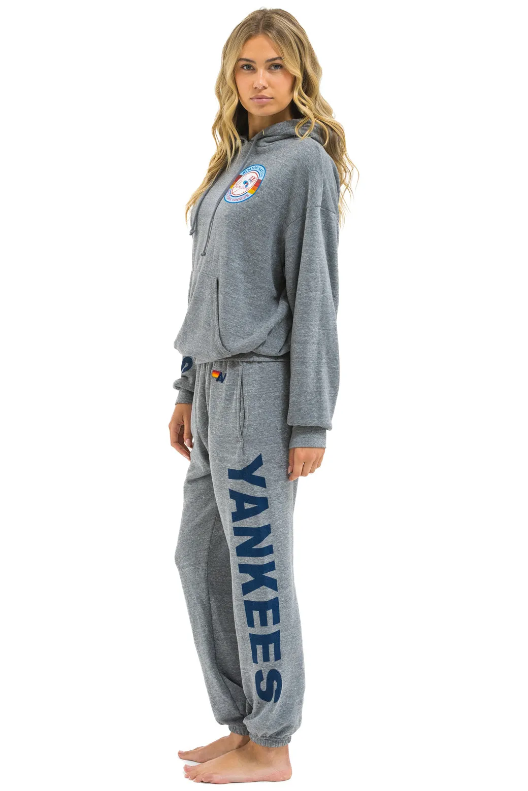 NY YANKEES SWEATPANTS - HEATHER sold by Aviator Nation product image thumbnail 4