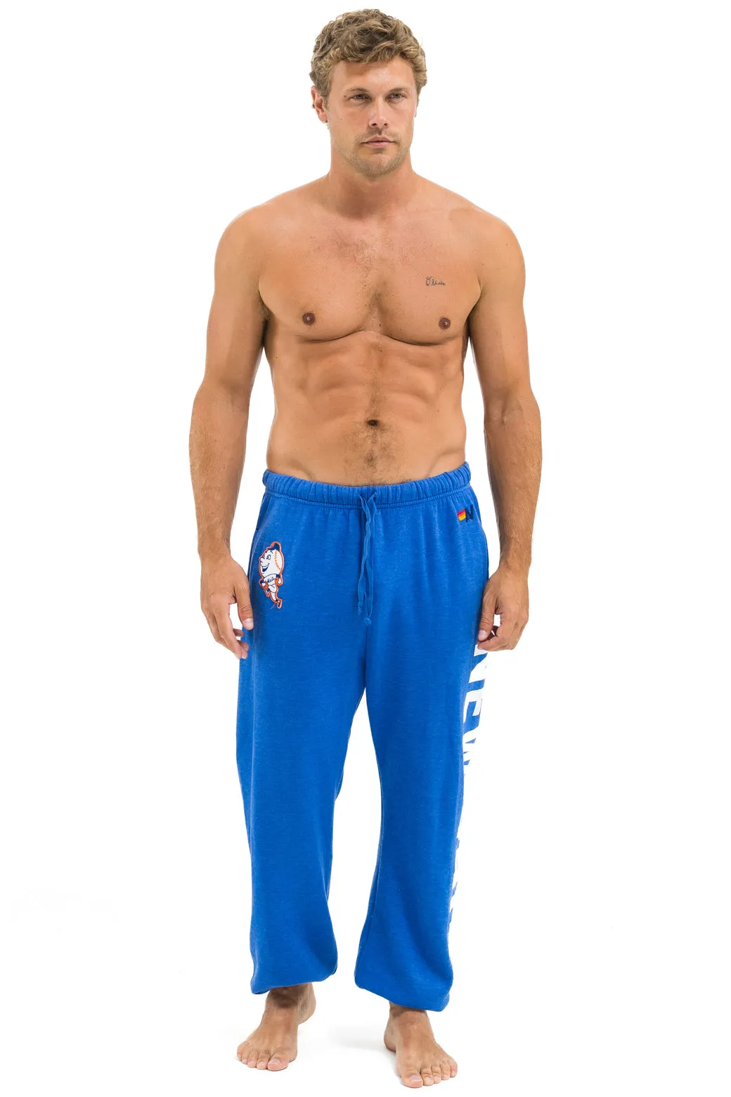 NY METS SWEATPANTS - BLUE sold by Aviator Nation product image thumbnail 3