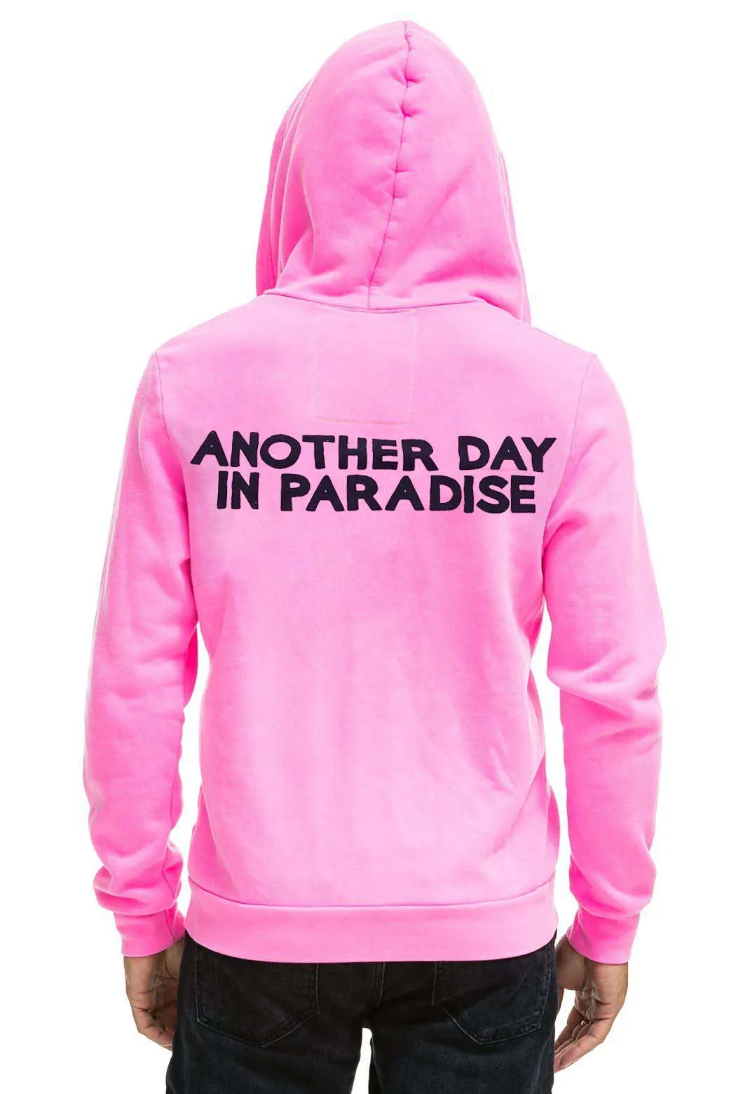ANOTHER DAY IN PARADISE HOODIE - NEON PINK sold by Aviator Nation product image thumbnail 3