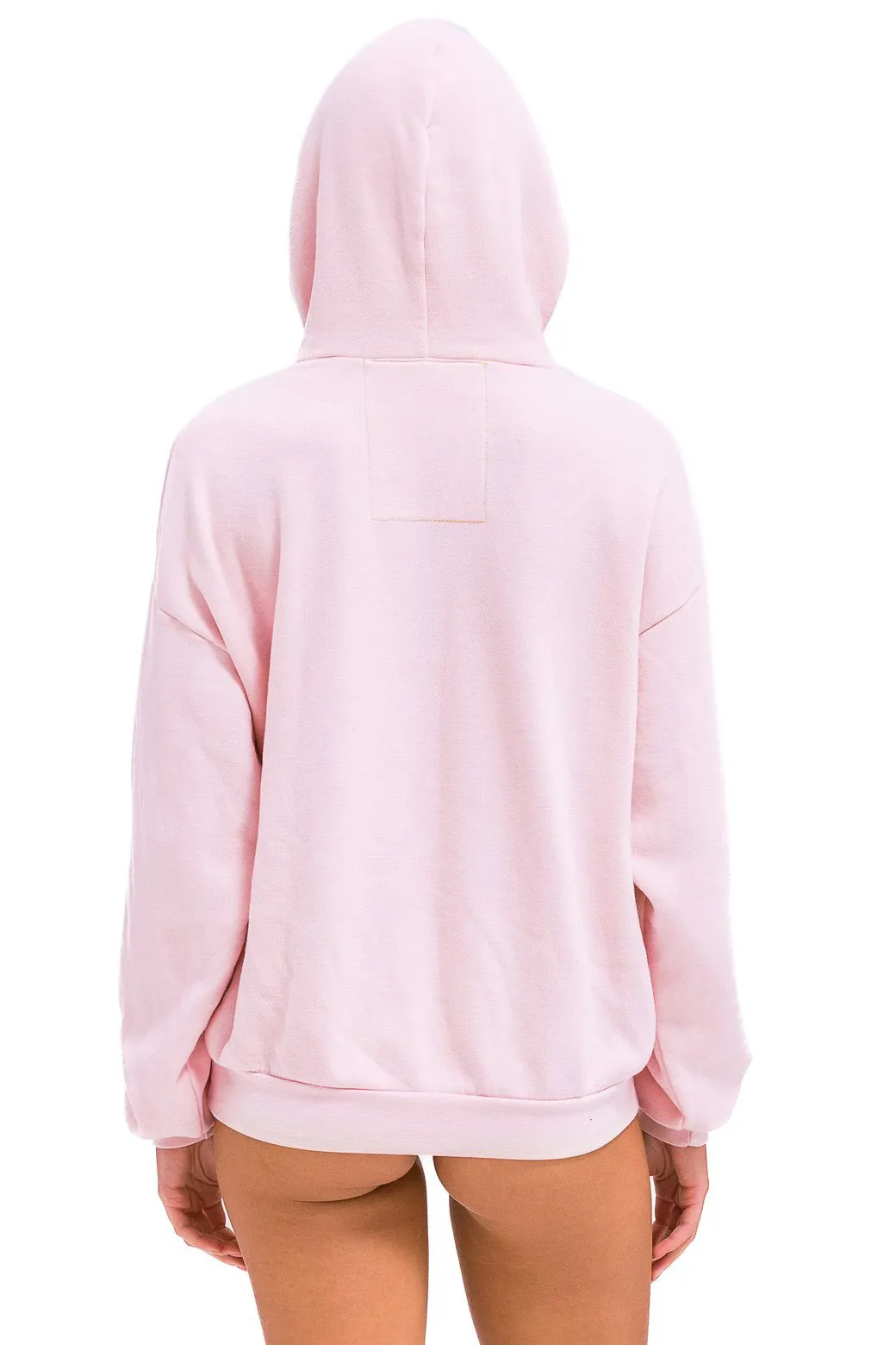 BOLT HEART PULLOVER RELAXED HOODIE - LIGHT PINK sold by Aviator Nation product image thumbnail 3
