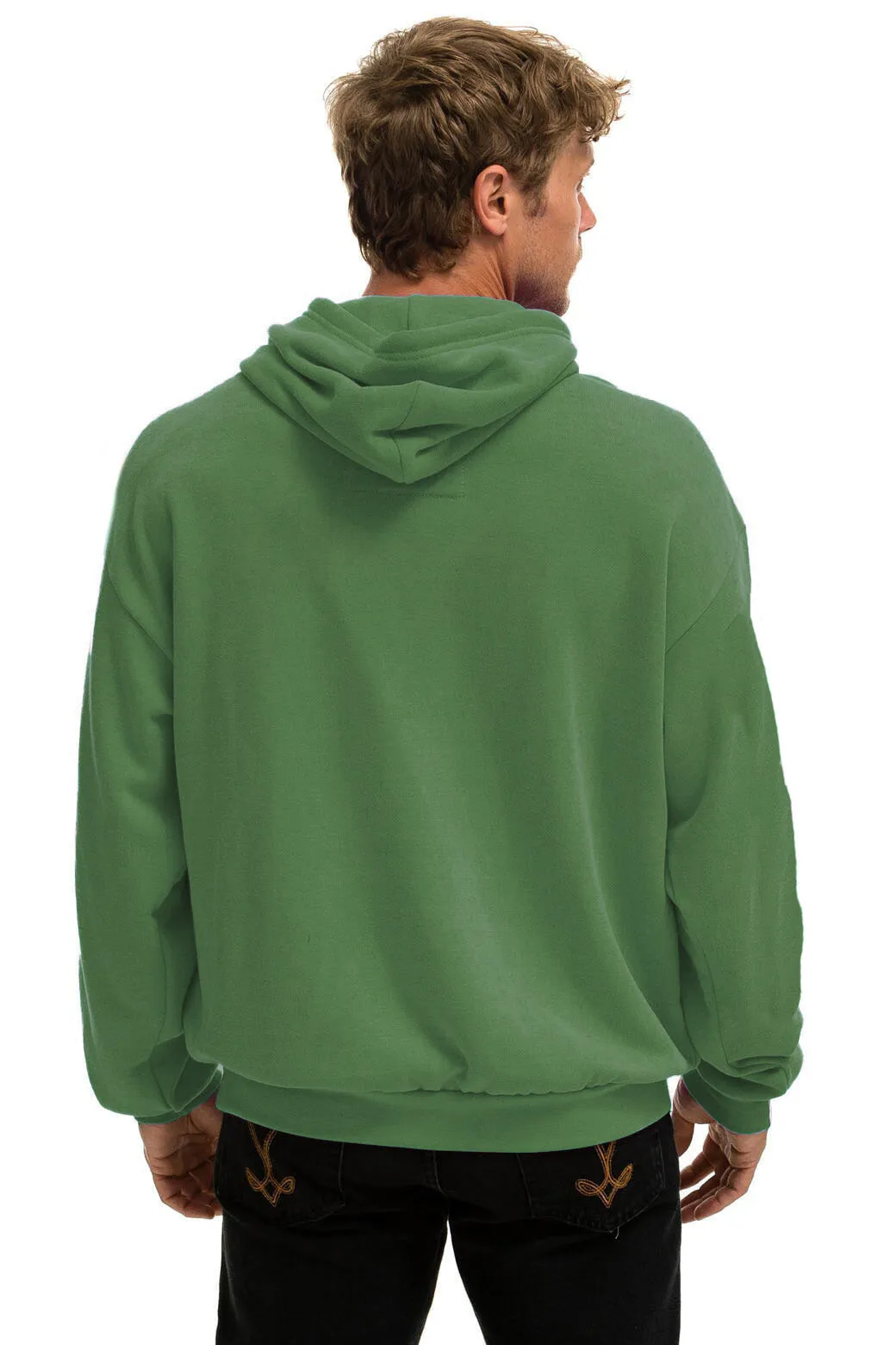 BOLT HEART PULLOVER RELAXED HOODIE - PALM sold by Aviator Nation product image thumbnail 4