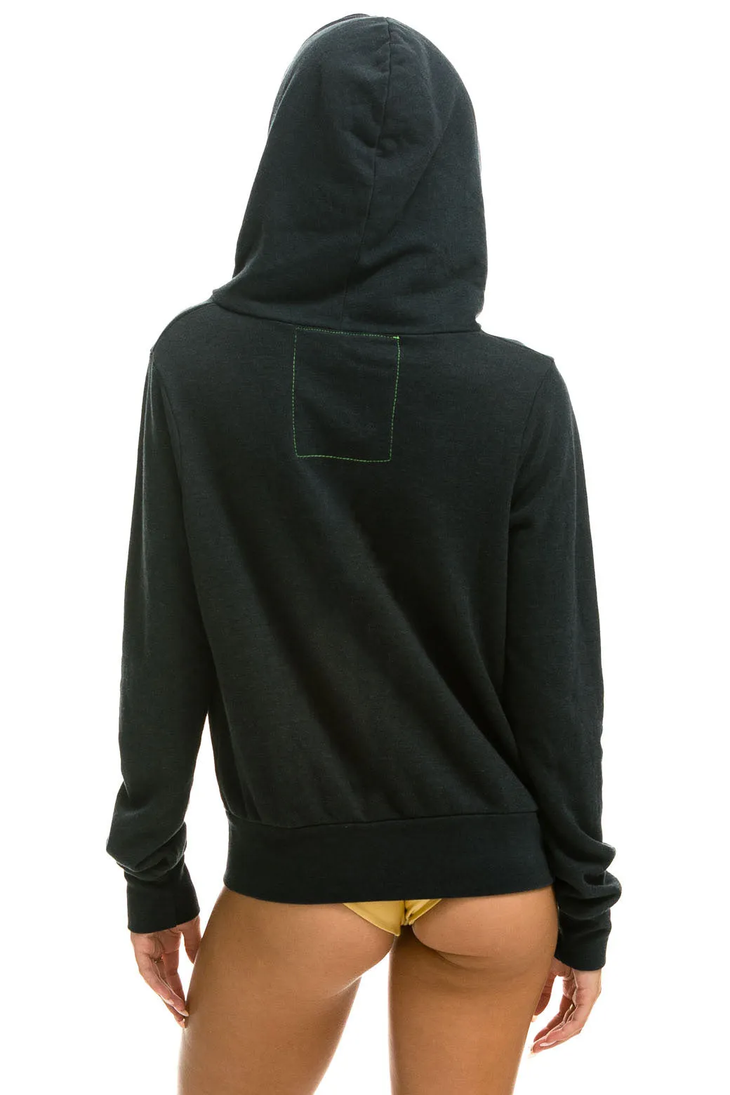 5 STRIPE HOODIE - CHARCOAL // RAINBOW WHITE sold by Aviator Nation product image thumbnail 3