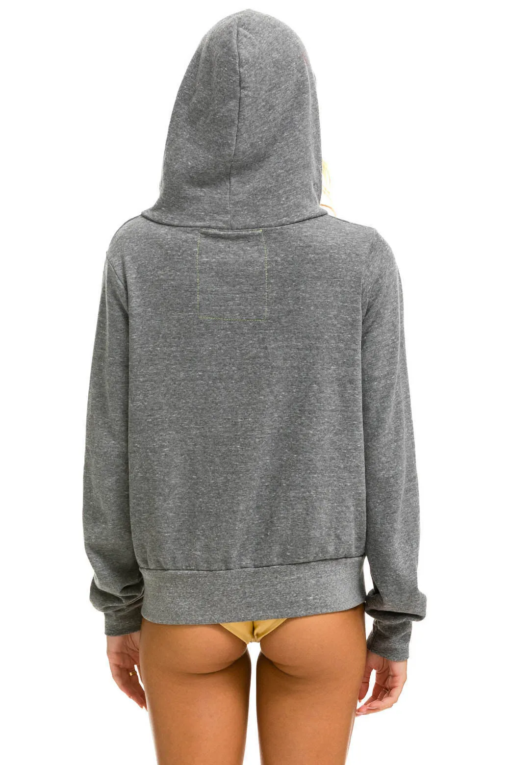 5 STRIPE HOODIE - HEATHER // RAINBOW WHITE sold by Aviator Nation product image thumbnail 3
