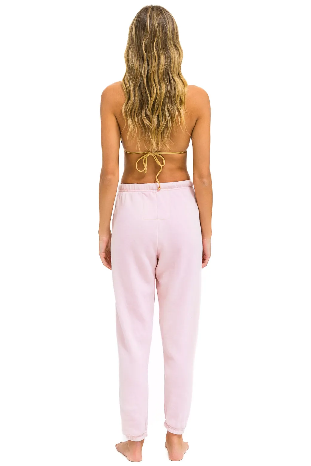 BOLT HEART SWEATPANTS - LIGHT PINK sold by Aviator Nation product image thumbnail 3