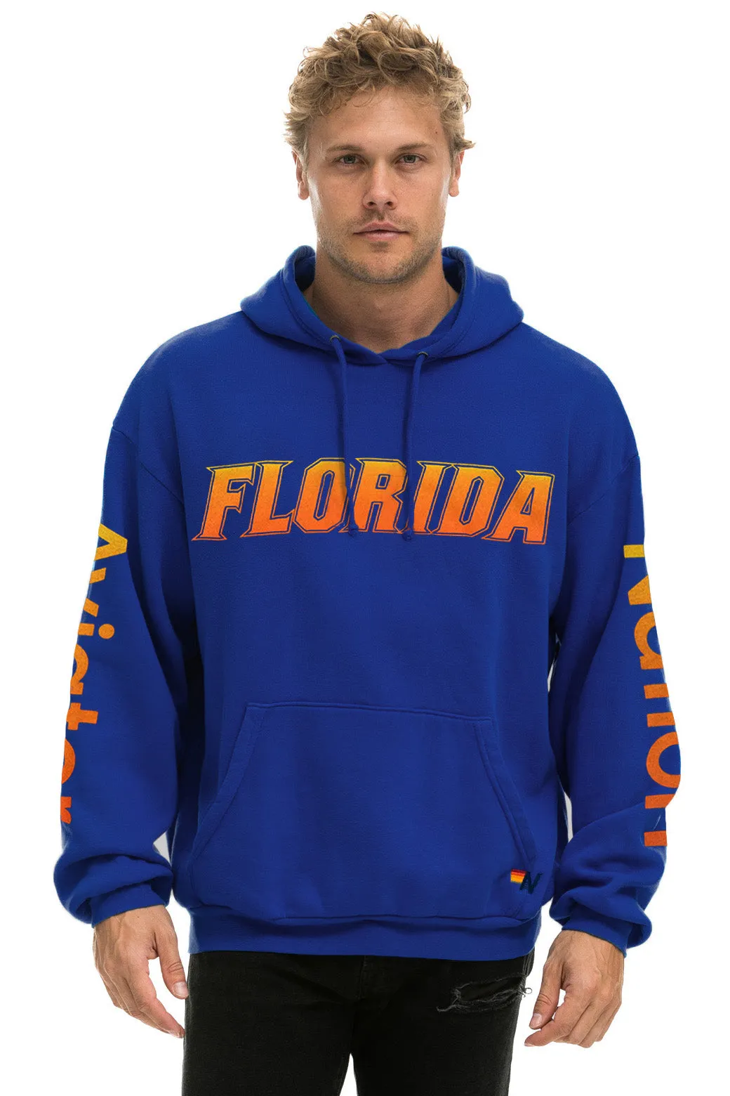 UNIVERSITY OF FLORIDA GATORS RELAXED HOODIE - BLUE sold by Aviator Nation product image thumbnail 2