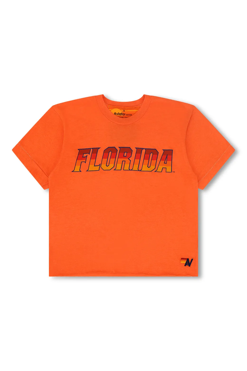 UNIVERSITY OF FLORIDA BOYFRIEND TEE - ORANGE sold by Aviator Nation product image thumbnail 3