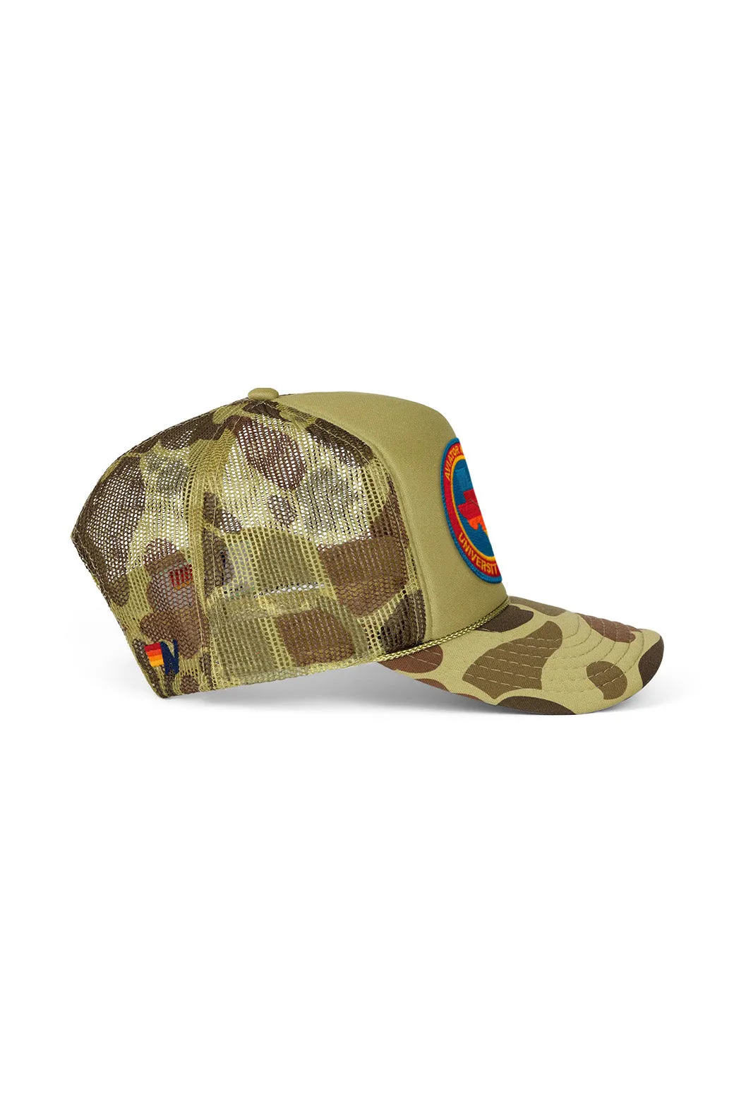 UNIVERSITY OF TEXAS CIRCLE PATCH VINTAGE LOW RISE TRUCKER - CAMO sold by Aviator Nation product image thumbnail 2