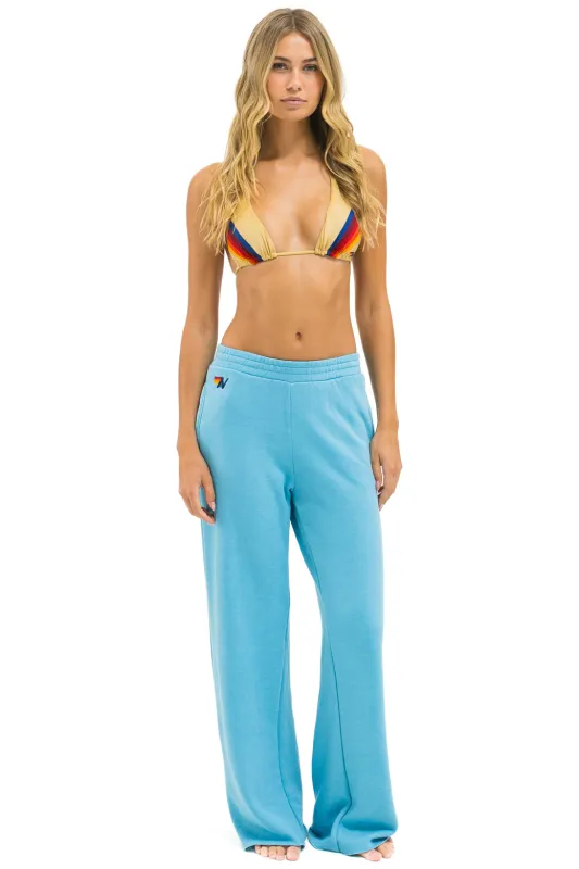WIDE LEG POCKET SWEATPANTS - AQUA sold by Aviator Nation