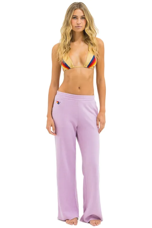 WIDE LEG POCKET SWEATPANTS - MAUVE sold by Aviator Nation