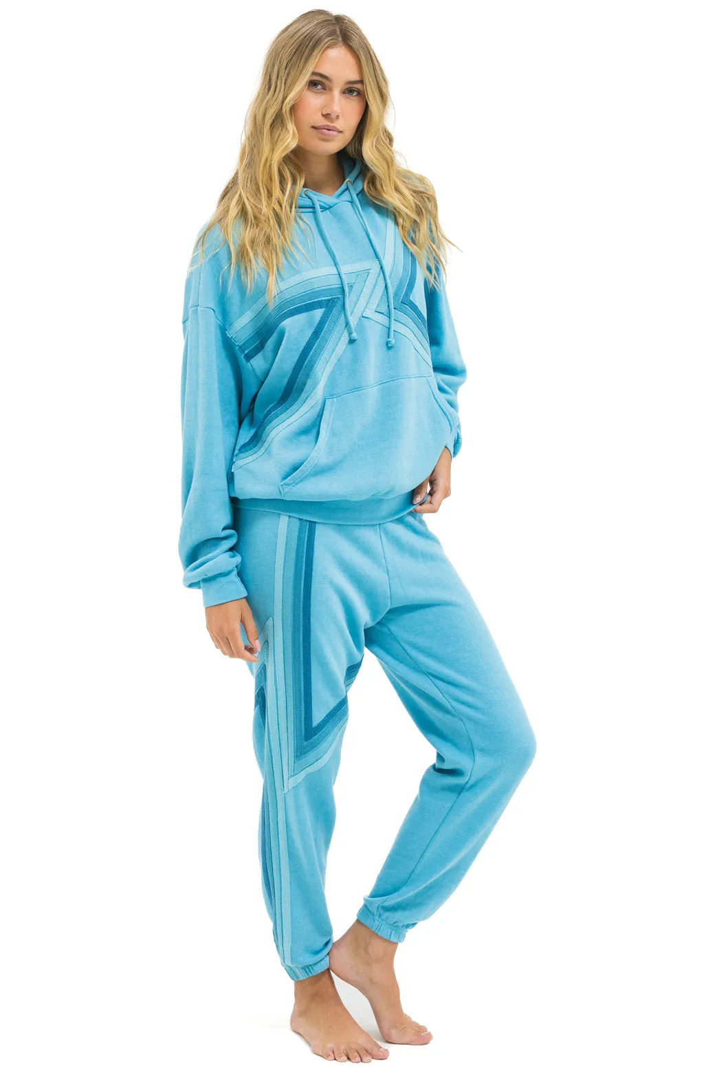 BLAZE 4 SWEATPANTS - AQUA // AQUA sold by Aviator Nation product image thumbnail 5