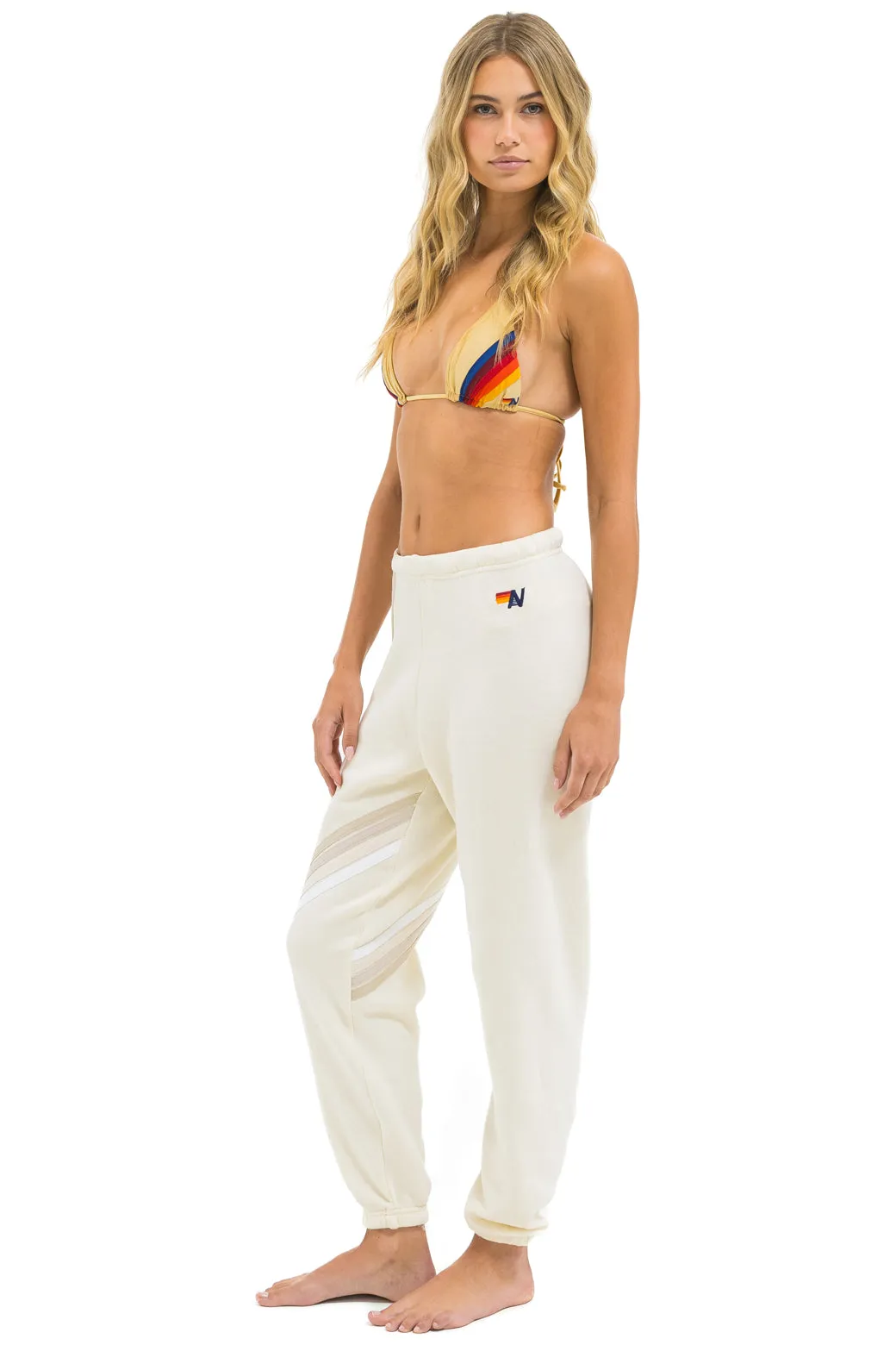 BLAZE 4 SWEATPANTS - VINTAGE WHITE // VINTAGE WHITE sold by Aviator Nation product image thumbnail 4