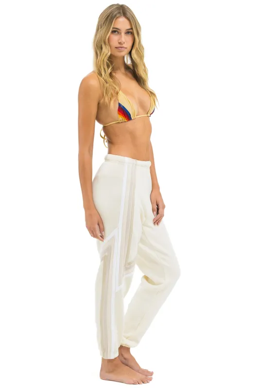 BLAZE 4 SWEATPANTS - VINTAGE WHITE // VINTAGE WHITE sold by Aviator Nation