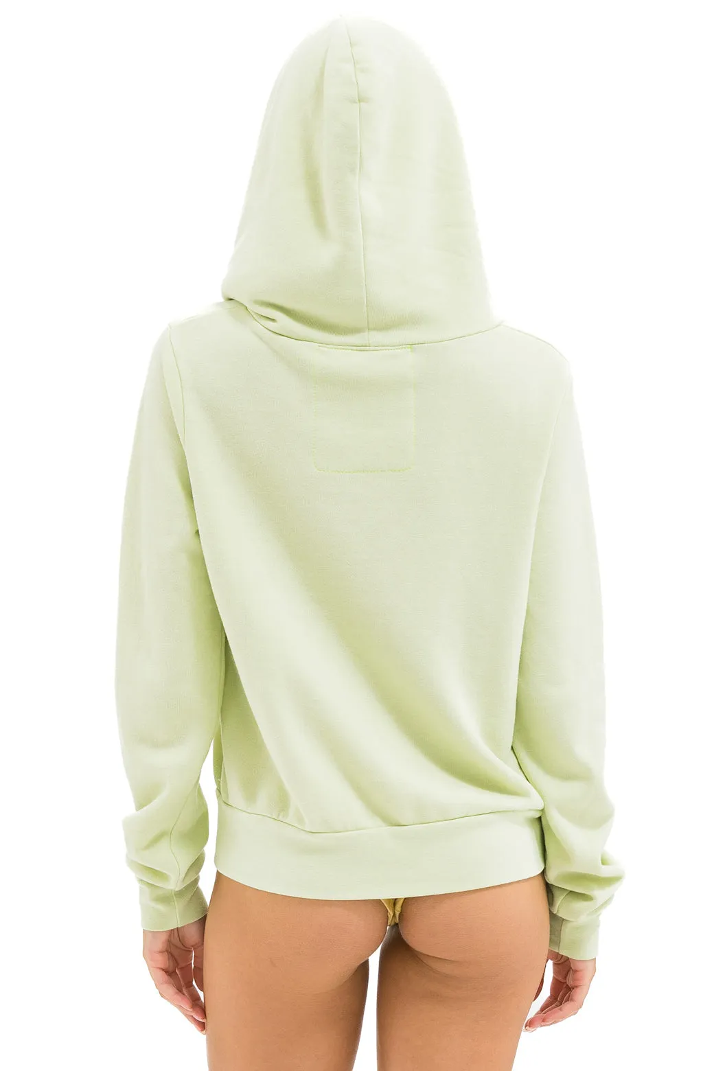 5 STRIPE HOODIE - LIME CREAM // SEAFOAM sold by Aviator Nation product image thumbnail 5