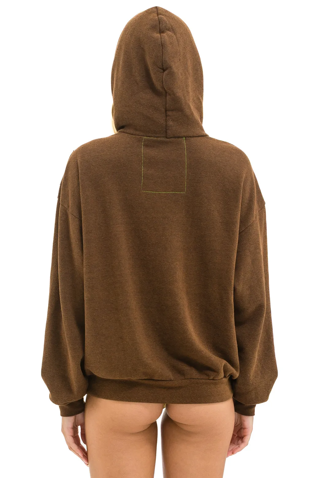 WAVE STRIPE 4 PULLOVER HOODIE RELAXED - CHOCOLATE // ESPRESSO sold by Aviator Nation product image thumbnail 5