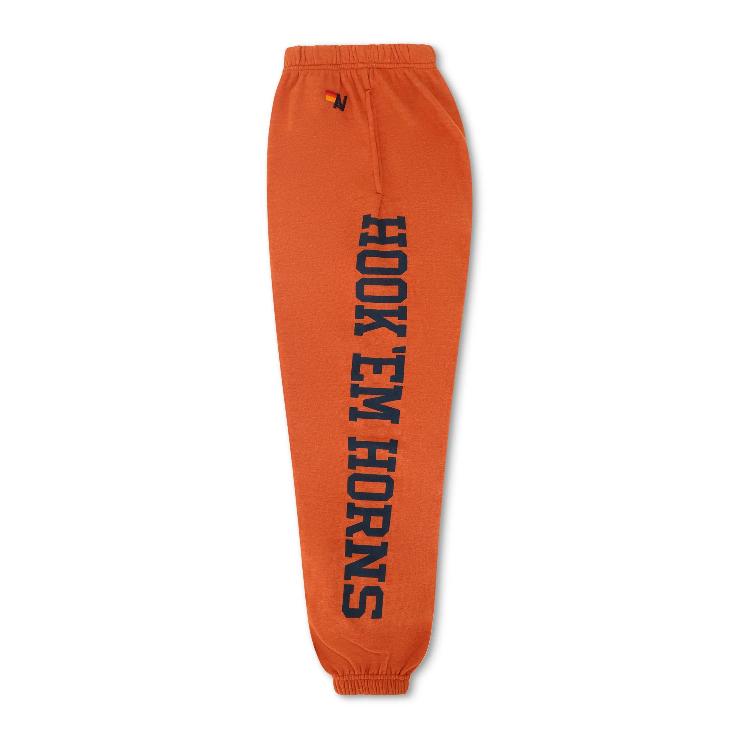 UNIVERSITY OF TEXAS UNISEX CIRCLE PRINT SWEATPANTS - BURNT ORANGE sold by Aviator Nation product image thumbnail 5