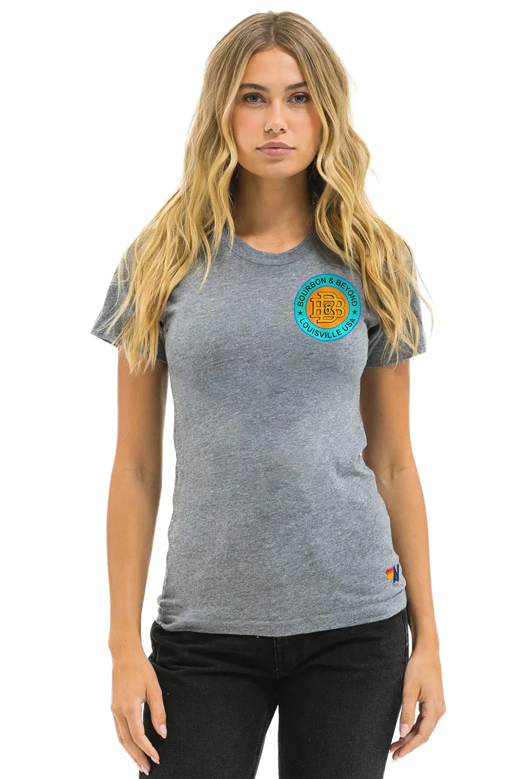 BOURBON AND BEYOND 2025 CREW TEE SHIRT - HEATHER sold by Aviator Nation product image thumbnail 3