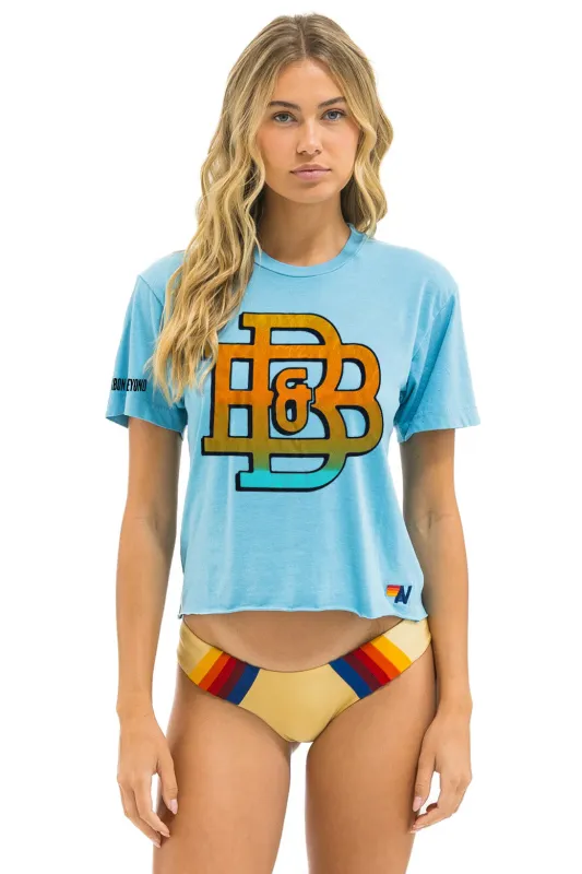 BOURBON AND BEYOND 2025 BOYFRIEND TEE - AQUA sold by Aviator Nation