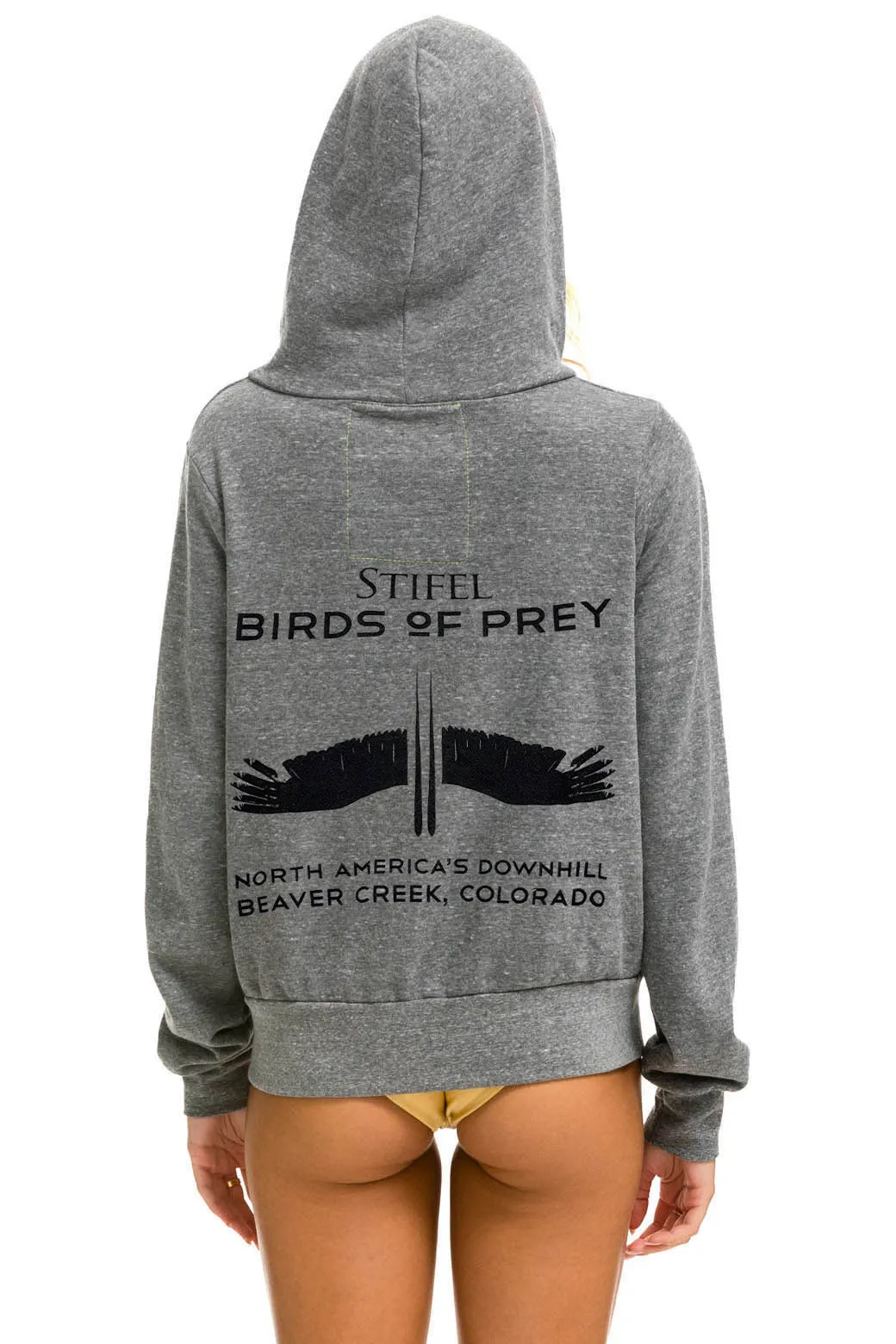 BIRDS OF PREY 2024 ZIP HOODIE - HEATHER GREY sold by Aviator Nation product image thumbnail 2