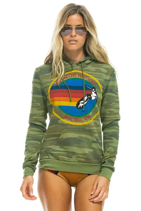 AVIATOR NATION MALIBU PULLOVER HOODIE - CAMO sold by Aviator Nation