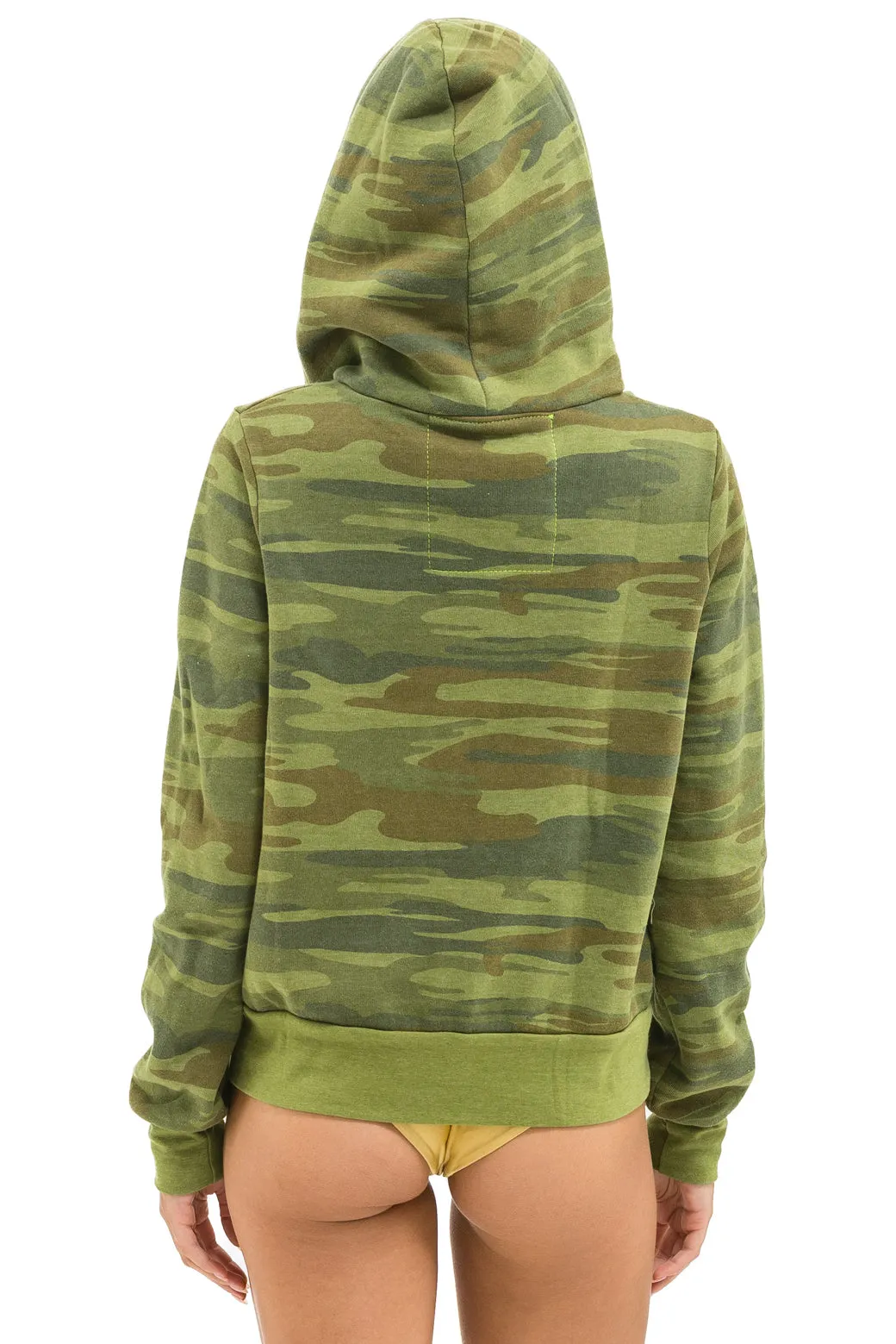 HEART 2 HOODIE - CAMO // NEON PINK sold by Aviator Nation product image thumbnail 5