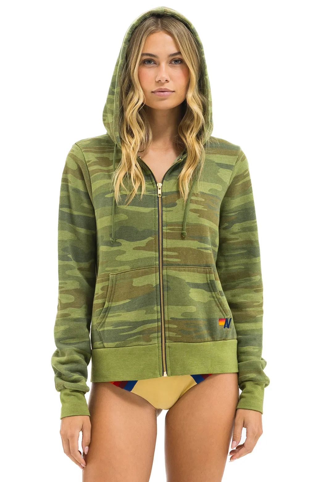 BOLT HOODIE - CAMO // NEON PINK sold by Aviator Nation product image thumbnail 3