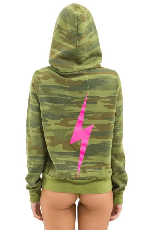 BOLT HOODIE - CAMO // NEON PINK sold by Aviator Nation