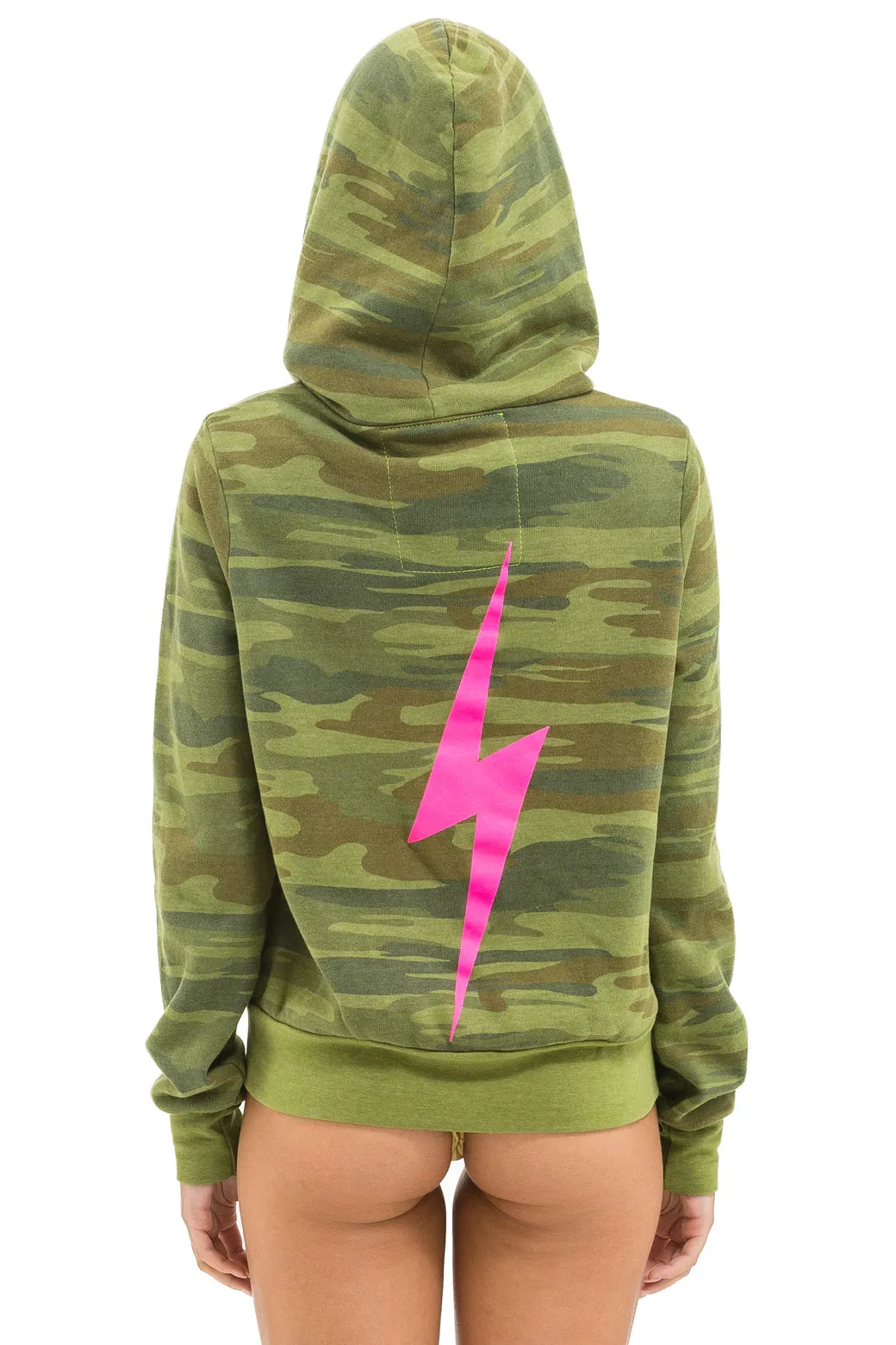 BOLT HOODIE - CAMO // NEON PINK sold by Aviator Nation