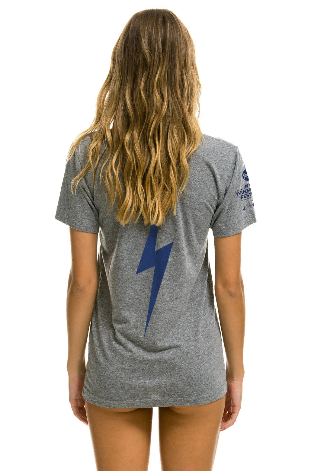 NEW YORK WINE & FOOD 2025 CREW TEE SHIRT - HEATHER sold by Aviator Nation product image thumbnail 4