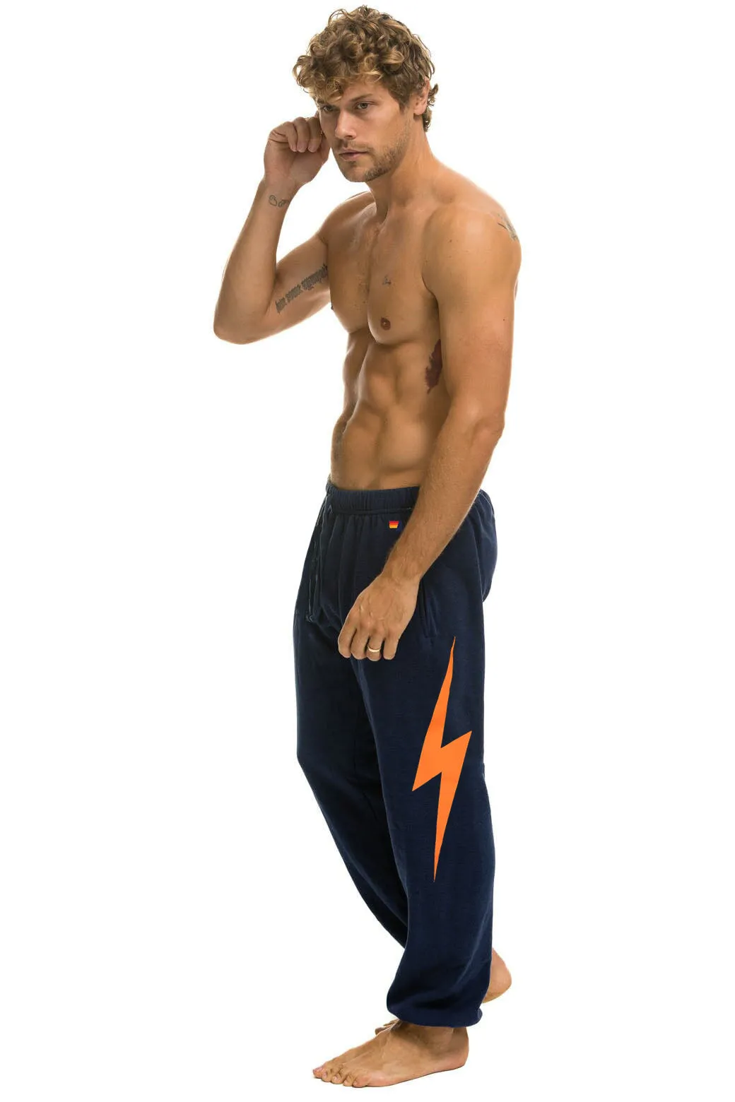 NEW YORK WINE & FOOD 2025 UNISEX POCKET SWEATPANTS - NAVY sold by Aviator Nation product image thumbnail 2