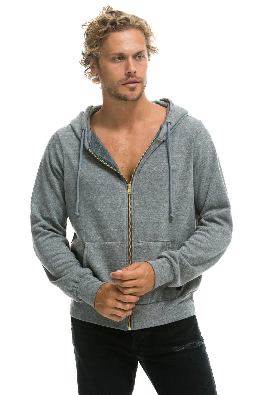 ANOTHER DAY IN PARADISE HOODIE - HEATHER GREY sold by Aviator Nation product image thumbnail 4