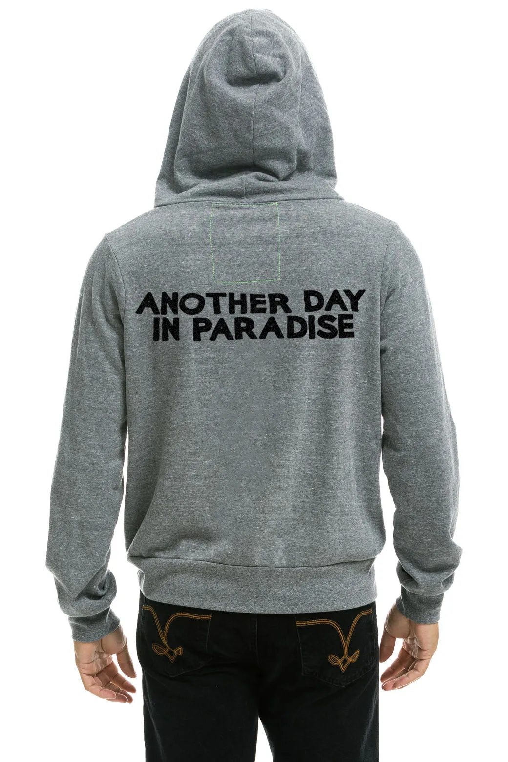 ANOTHER DAY IN PARADISE HOODIE - HEATHER GREY sold by Aviator Nation product image thumbnail 2