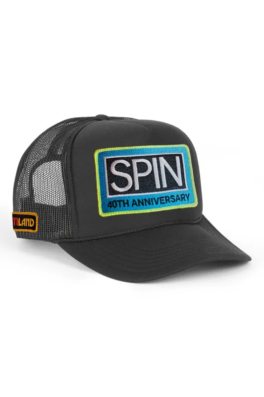 SPIN MAGAZINE 2025  VINTAGE LOW RISE TRUCKER - BLACK sold by Aviator Nation