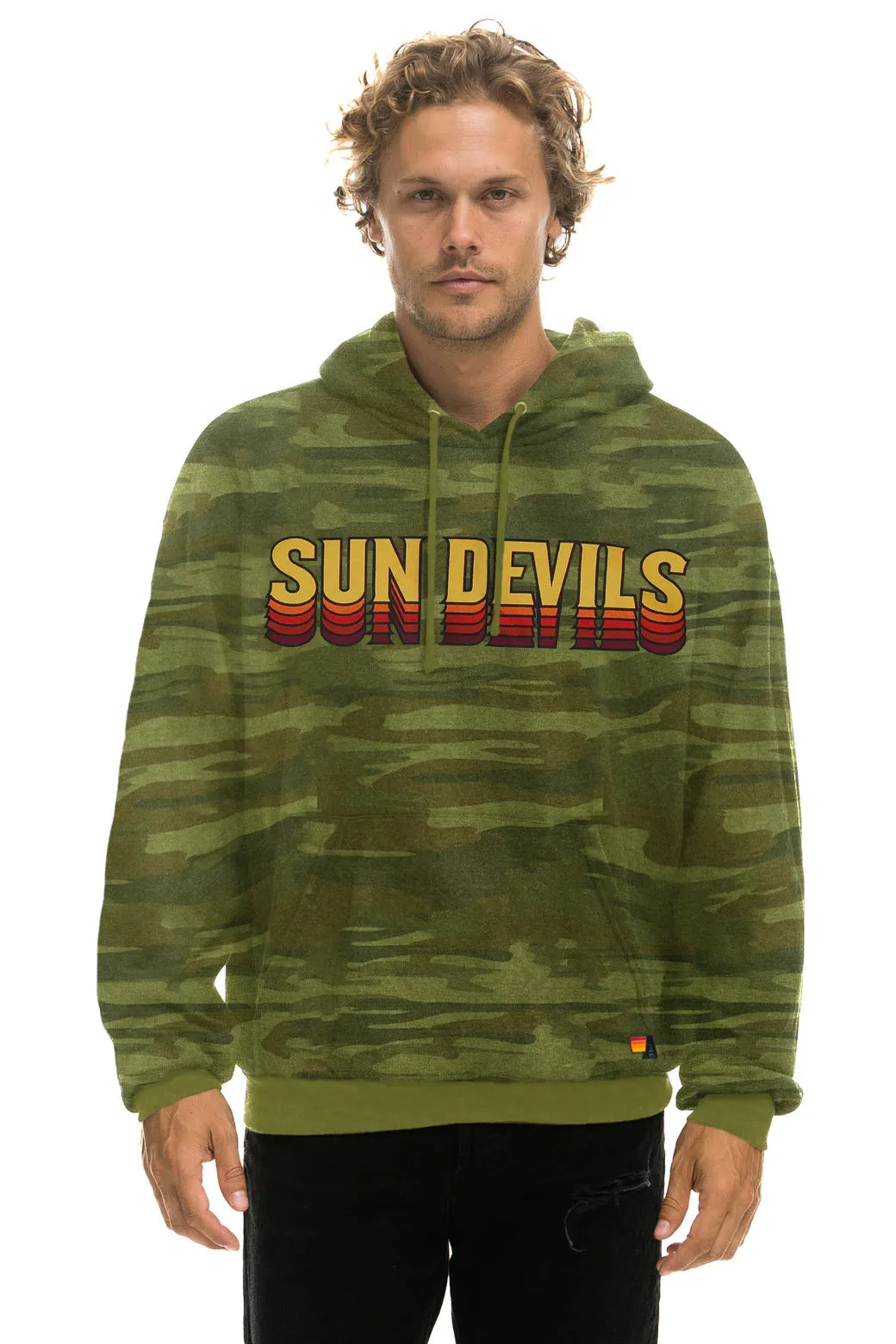 ASU SUN DEVILS PULLOVER HOODIE RELAXED - CAMO sold by Aviator Nation product image thumbnail 2