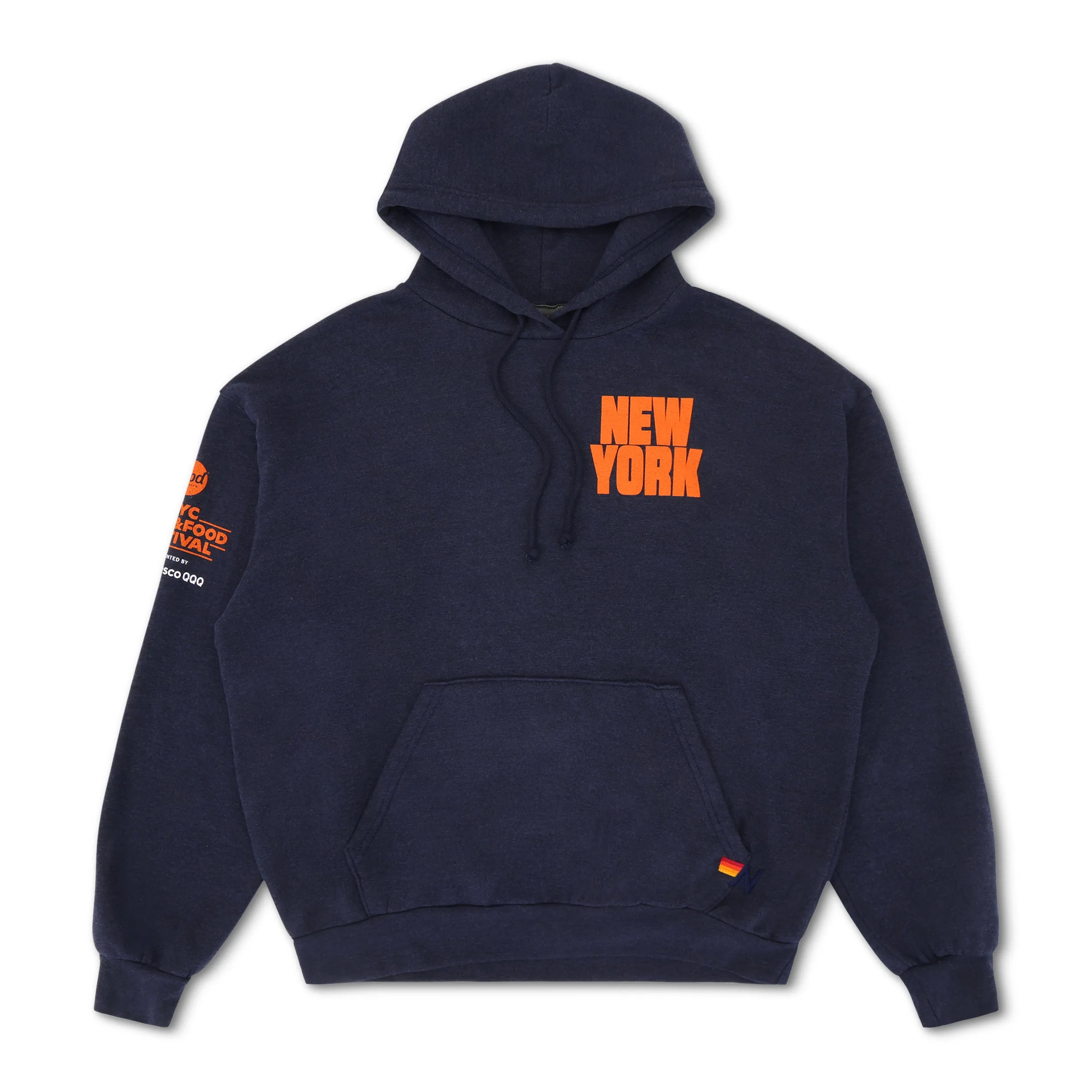 NEW YORK WINE & FOOD 2025 PULLOVER HOODIE RELAXED - NAVY sold by Aviator Nation product image thumbnail 5