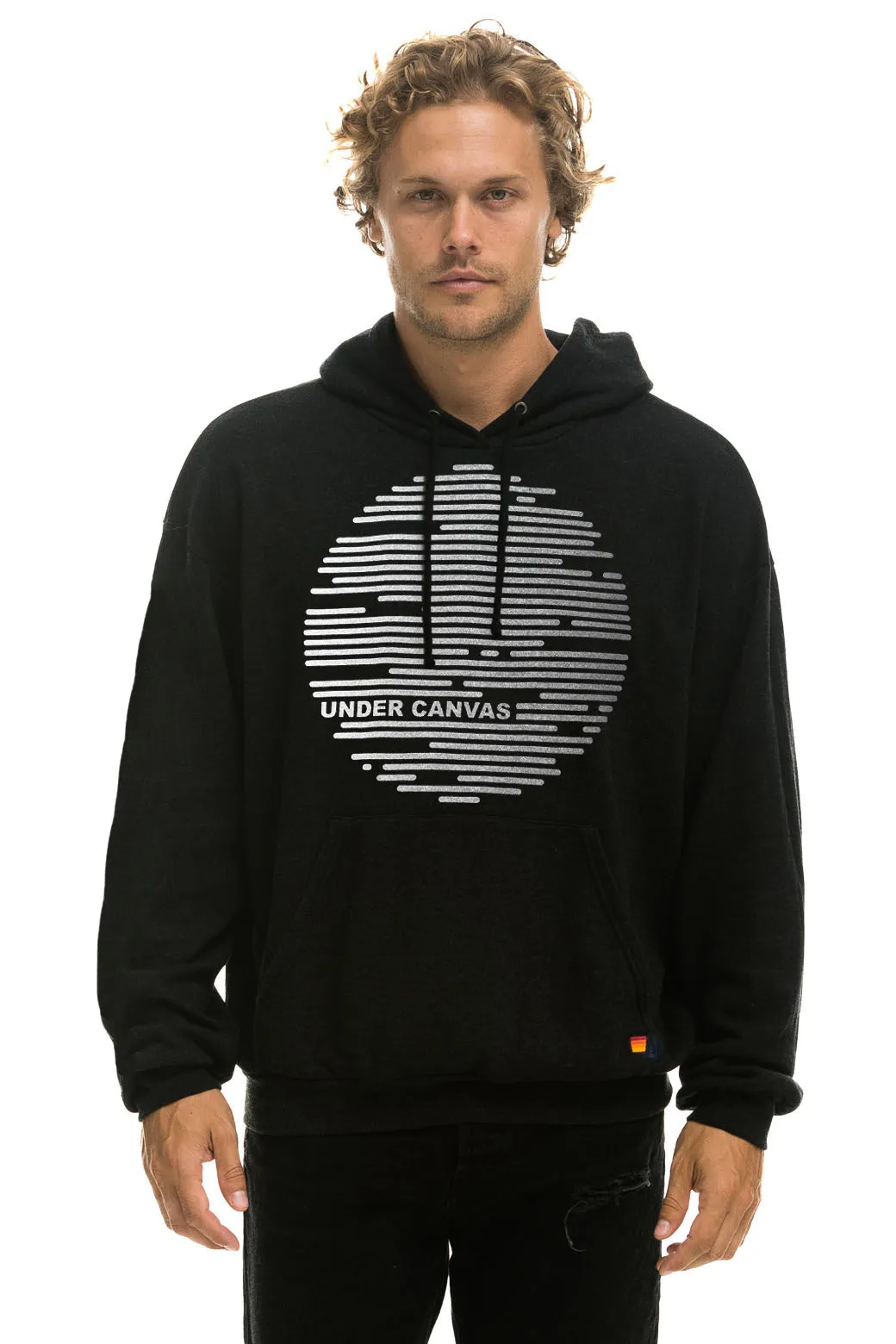 UNDER CANVAS 2025 RELAXED PULLOVER HOODIE - BLACK sold by Aviator Nation product image thumbnail 2