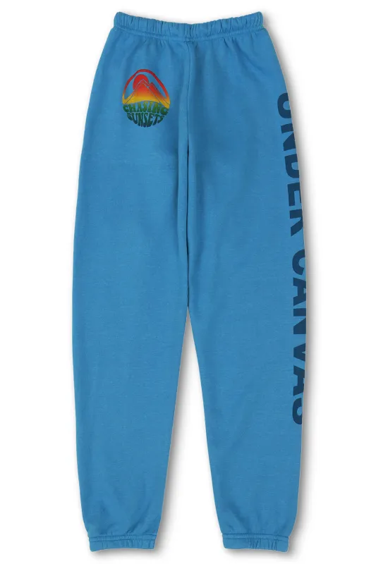 UNDER CANVAS SWEATPANTS - COBALT sold by Aviator Nation