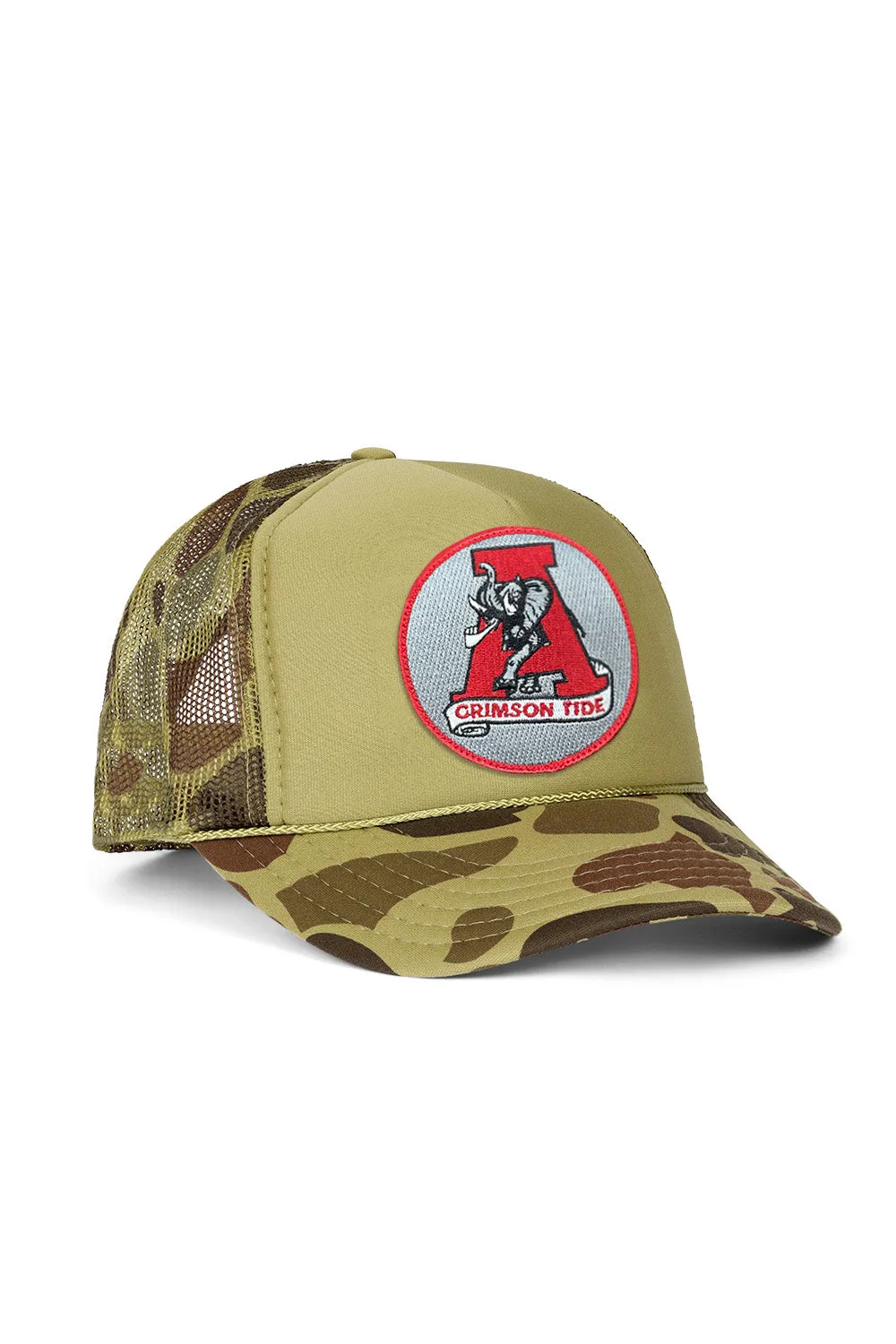 UNIVERSITY OF ALABAMA VINTAGE LOW RISE TRUCKER - CAMO sold by Aviator Nation