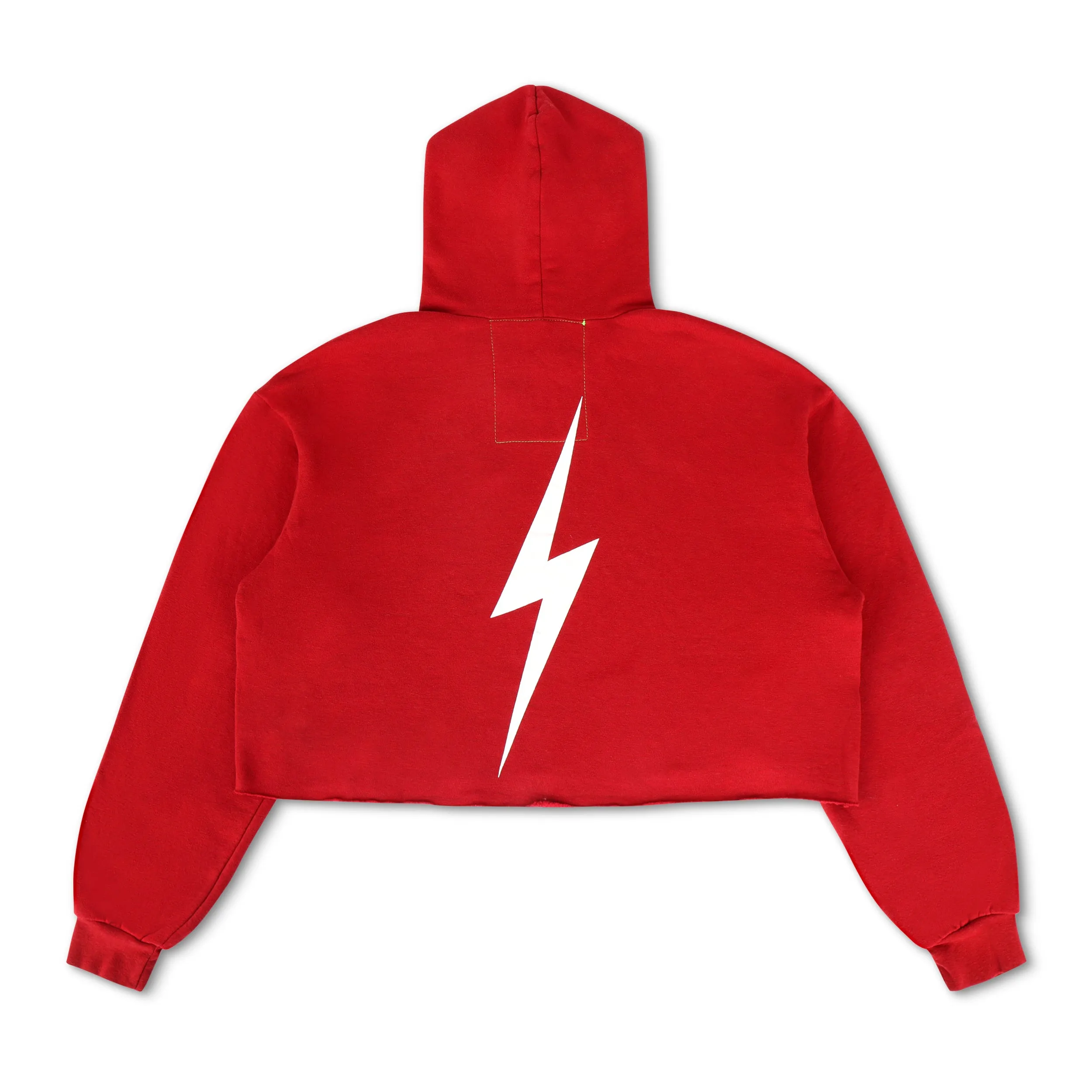 UNIVERSITY OF ALABAMA CROPPED PULLOVER HOODIE - CRIMSON sold by Aviator Nation product image thumbnail 4