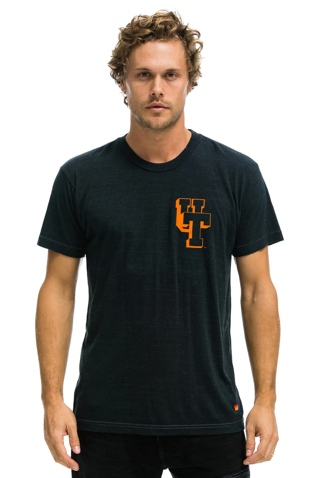 UNIVERSITY OF TENNESSEE BOLT CREW TEE SHIRT - CHARCOAL sold by Aviator Nation product image thumbnail 4