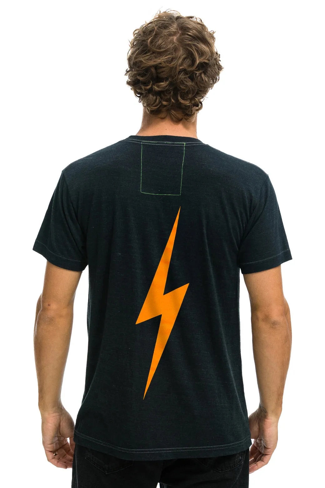 UNIVERSITY OF TENNESSEE BOLT CREW TEE SHIRT - CHARCOAL sold by Aviator Nation product image thumbnail 5
