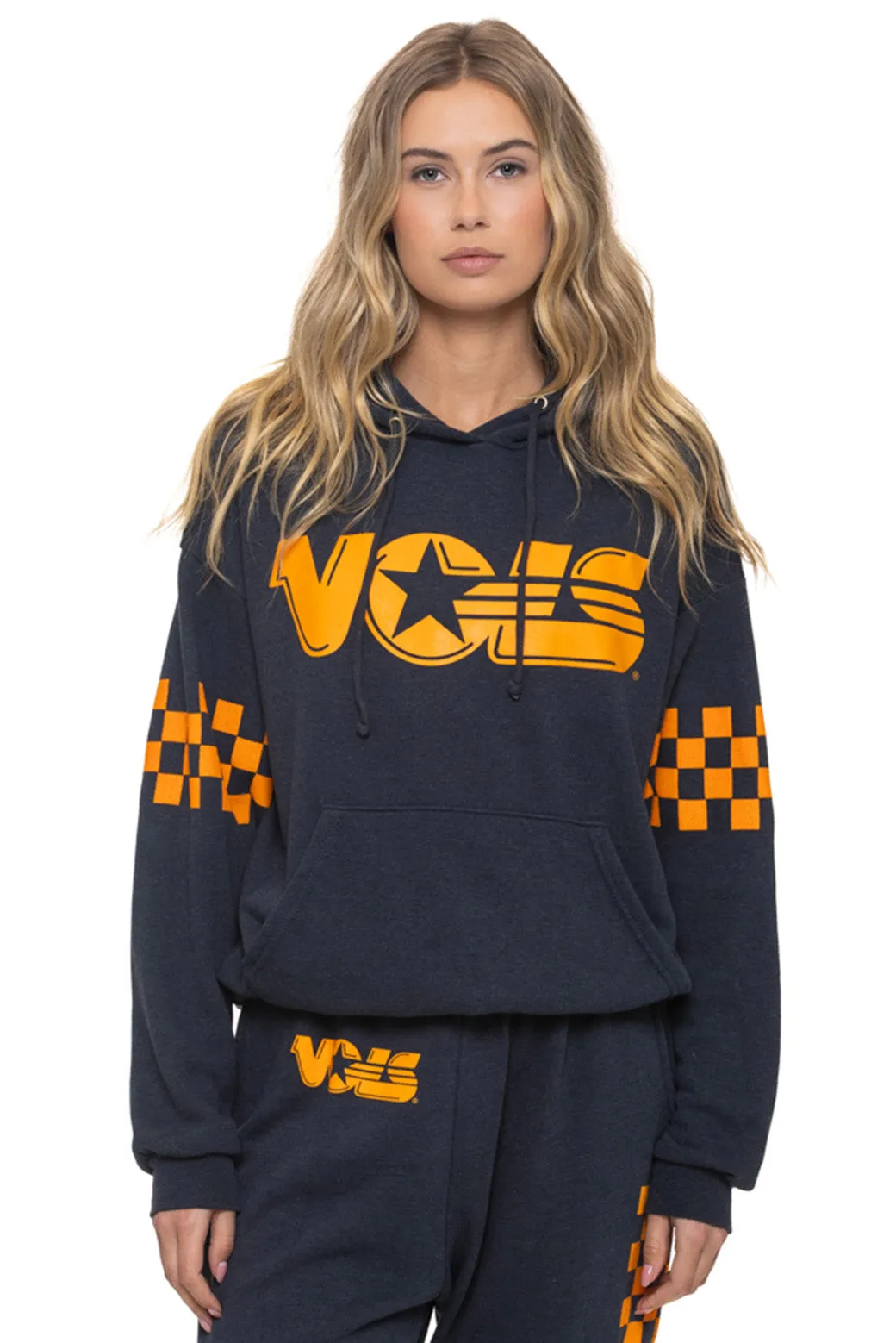 UNIVERSITY OF TENNESSEE VOLS RELAXED PULLOVER HOODIE - CHARCOAL sold by Aviator Nation product image thumbnail 3