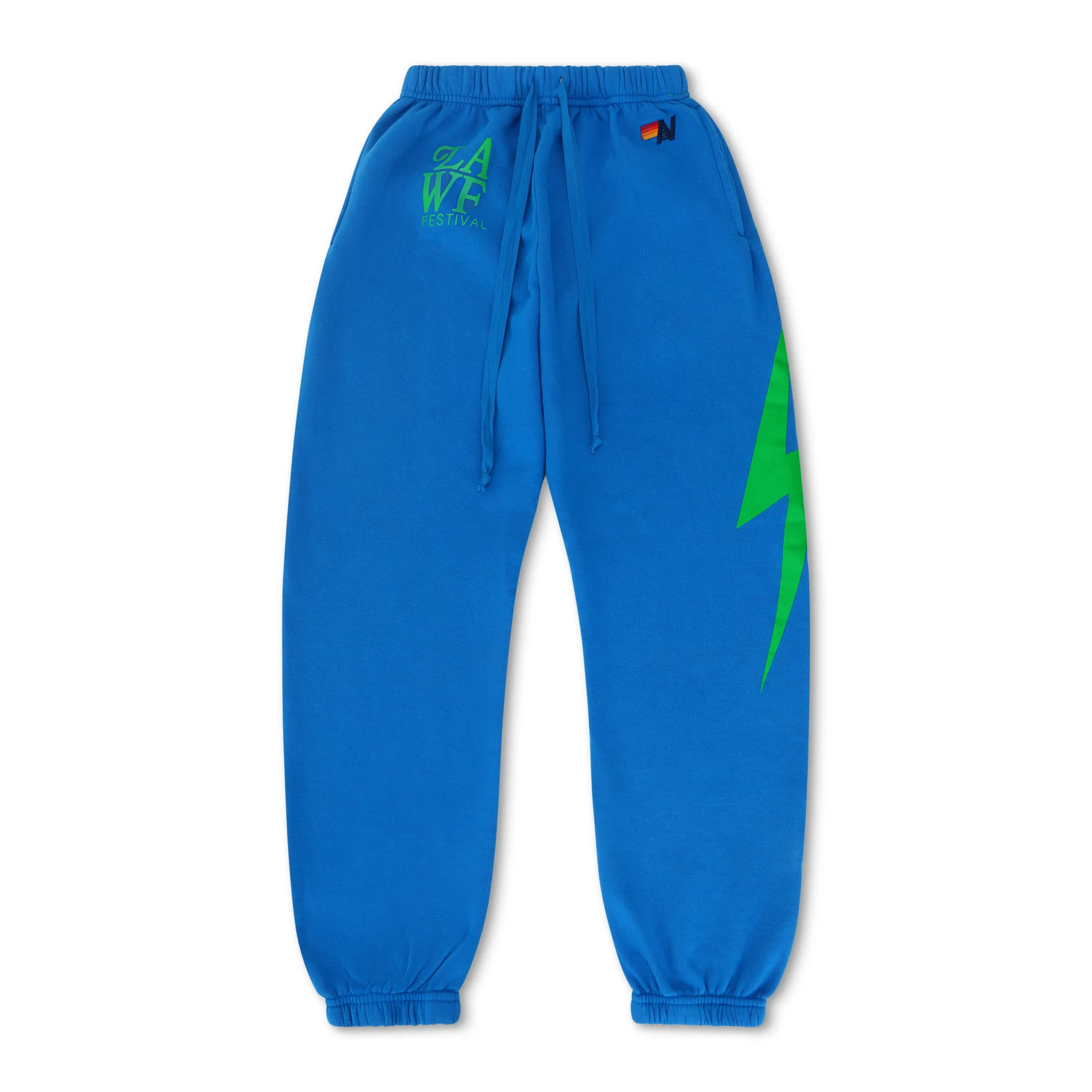 LOS ANGELES WINE & FOOD 2025 UNISEX POCKET SWEATPANTS - ADVENTURE BLUE sold by Aviator Nation product image thumbnail 4
