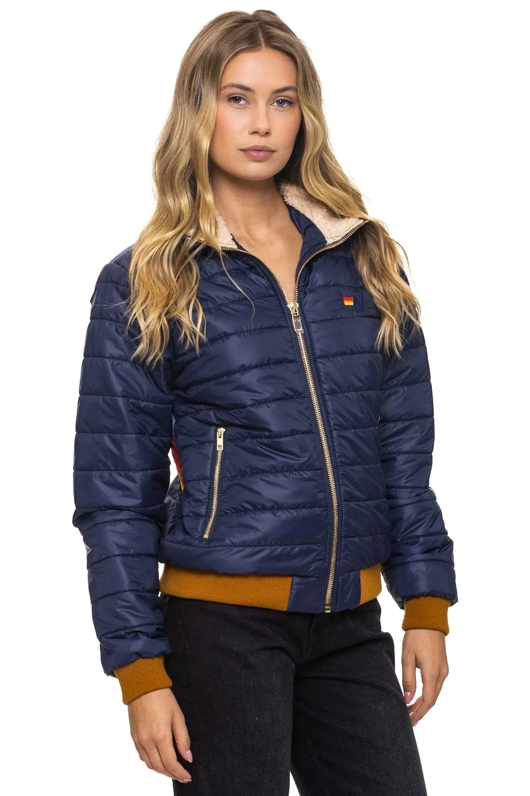 ALL SEASONS JACKET - NAVY sold by Aviator Nation product image thumbnail 5