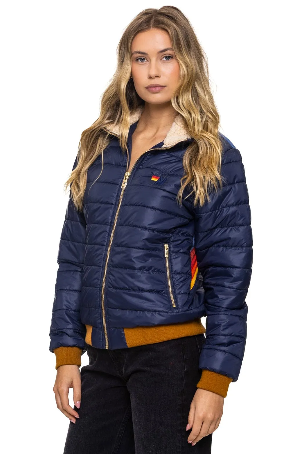 ALL SEASONS JACKET - NAVY sold by Aviator Nation product image thumbnail 4