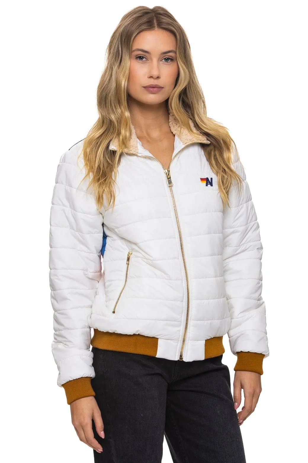 ALL SEASONS JACKET - VINTAGE WHITE sold by Aviator Nation product image thumbnail 4