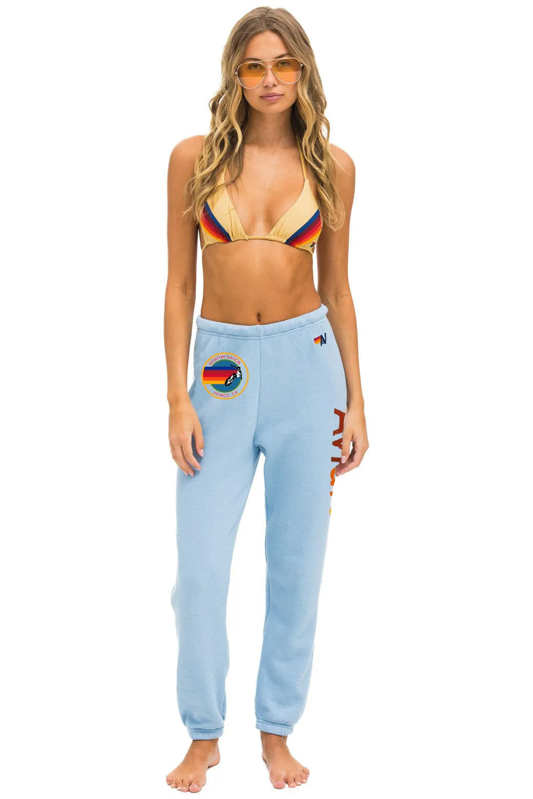 AVIATOR NATION SWEATPANTS - ICE sold by Aviator Nation