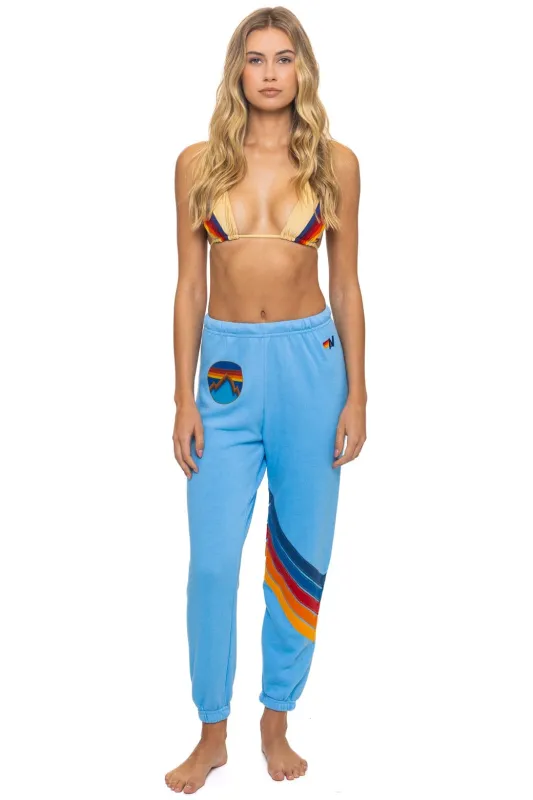 ALL SEASONS CIRCLE CHEVRON SWEATPANTS - SKY sold by Aviator Nation