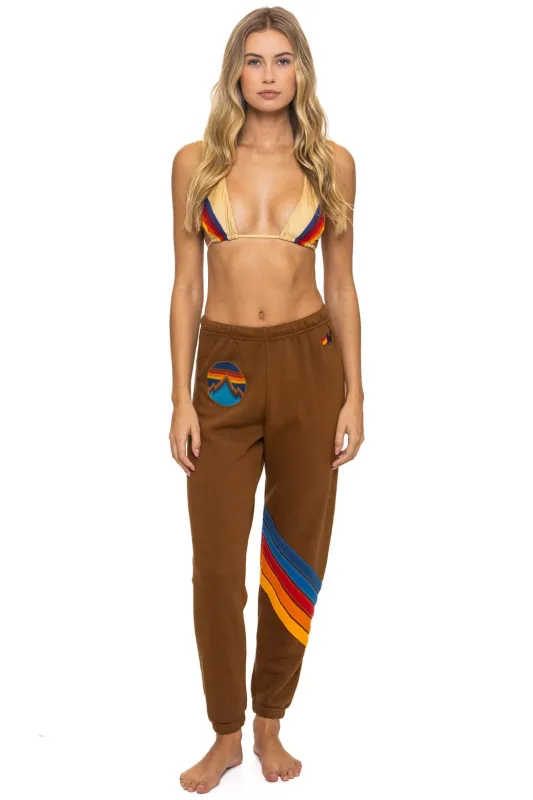 ALL SEASONS CIRCLE CHEVRON SWEATPANTS - CINNAMON sold by Aviator Nation